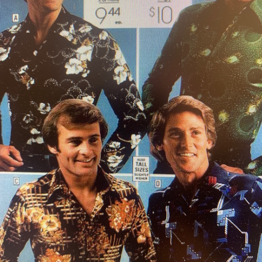 VINTAGE MONTGOMERY WARD Disco shirt - Picture 2 of 7